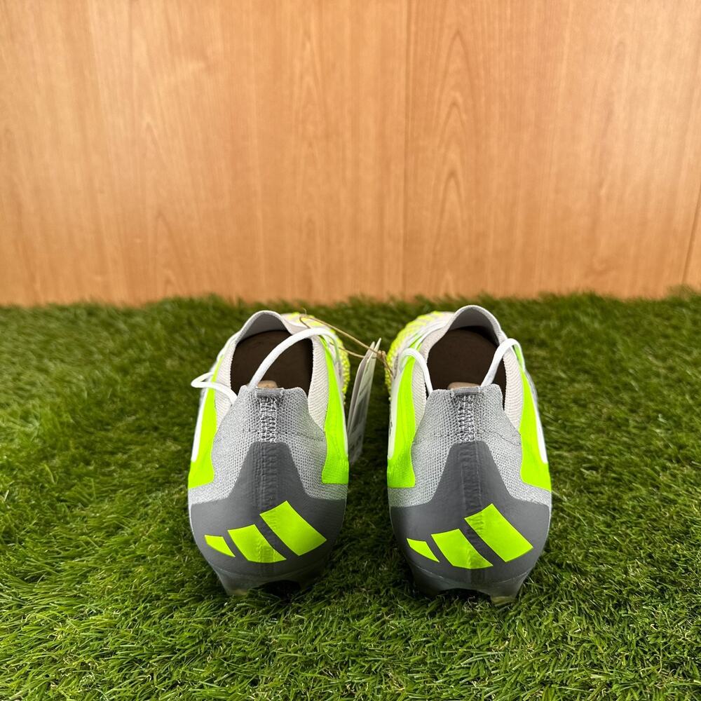 adidas Predator Accuracy.1 Low FG White Black GZ0032 Men’s 11.5 Soccer Cleats - Picture 5 of 7
